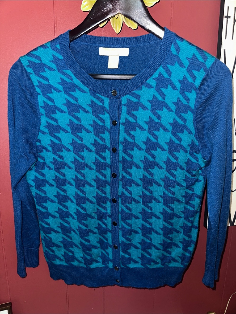 Banana Republic Houndstooth Cardigan